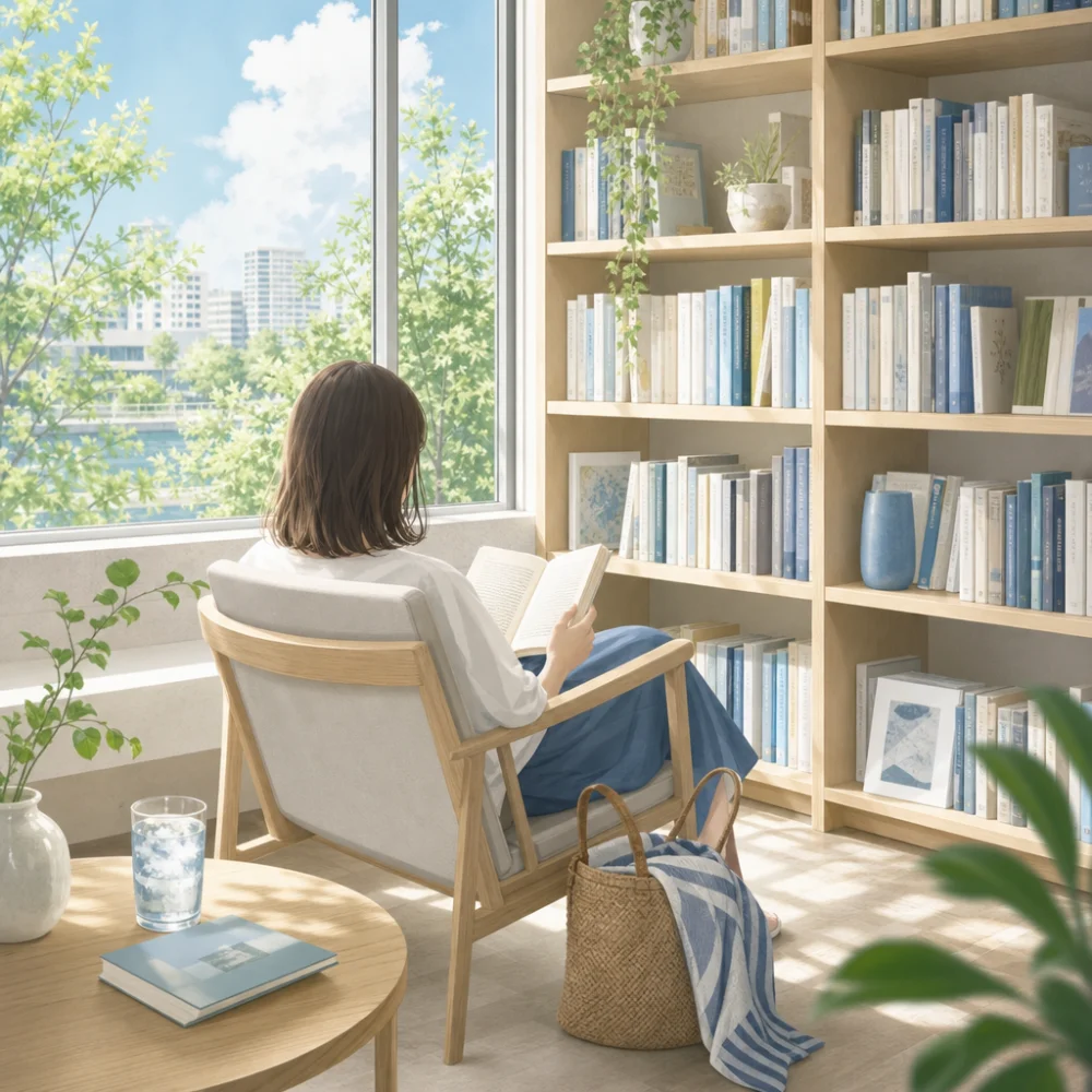 夏の図書館で心を豊かにする、素敵な時間の過ごし方